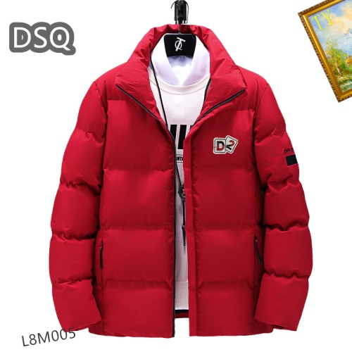 Dsquared Quilted Jackets Long Sleeved For Men #1040835