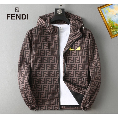 Fendi Jackets Long Sleeved For Men #1040853 $60.00 USD, Wholesale Replica Fendi Jackets