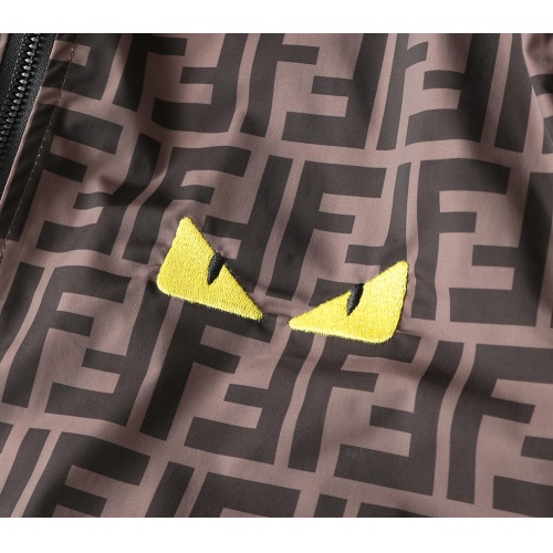 Replica Fendi Jackets Long Sleeved For Men #1040853 $60.00 USD for Wholesale