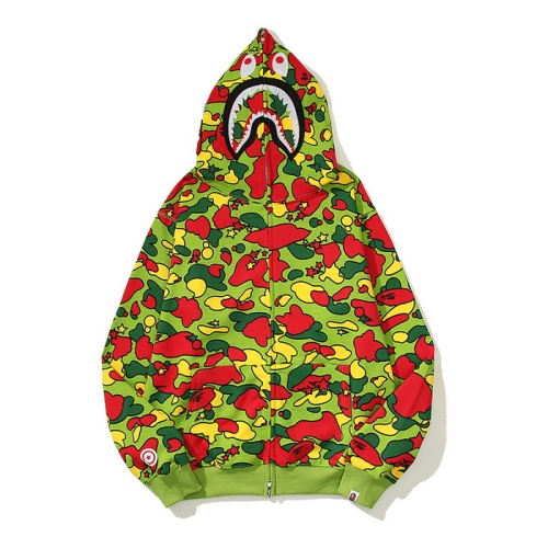 Replica Bape Hoodies Long Sleeved For Unisex #1040995 $45.00 USD for Wholesale