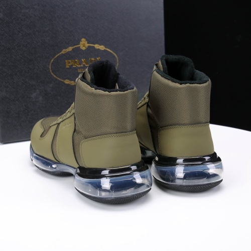 Replica Prada High Top Shoes For Men #1041003 $92.00 USD for Wholesale