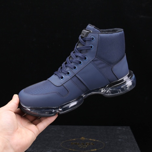 Replica Prada High Top Shoes For Men #1041004 $92.00 USD for Wholesale