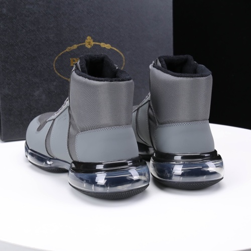Replica Prada High Top Shoes For Men #1041005 $92.00 USD for Wholesale