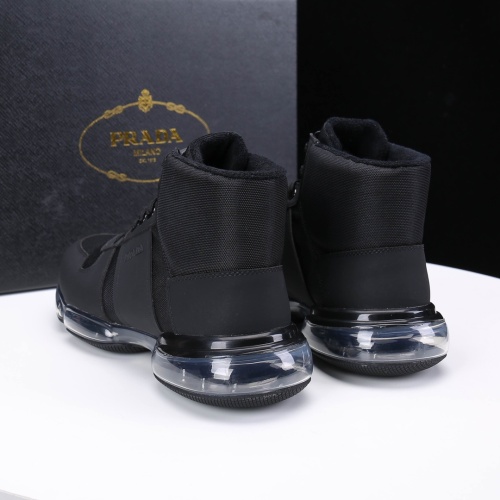 Replica Prada High Top Shoes For Men #1041006 $92.00 USD for Wholesale