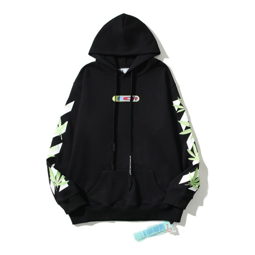 Replica Off-White Hoodies Long Sleeved For Unisex #1041035 $56.00 USD for Wholesale