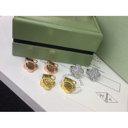 Replica Van Cleef & Arpels Earrings For Women #1041158 $27.00 USD for Wholesale
