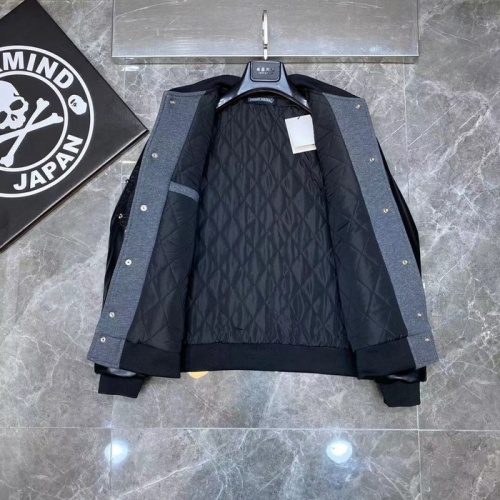 Replica Chrome Hearts Quilted Jackets Long Sleeved For Unisex #1041222 $88.00 USD for Wholesale