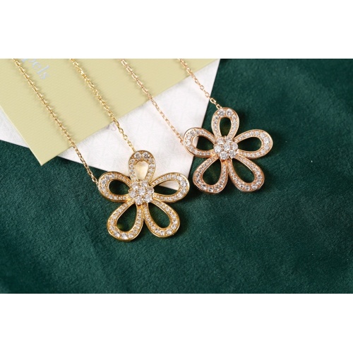 Replica Van Cleef & Arpels Necklaces For Women #1041254 $36.00 USD for Wholesale