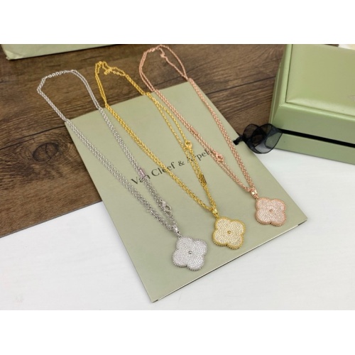 Replica Van Cleef & Arpels Necklaces For Women #1041344 $32.00 USD for Wholesale