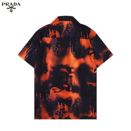 Replica Prada Shirts Short Sleeved For Men #1041421 $36.00 USD for Wholesale