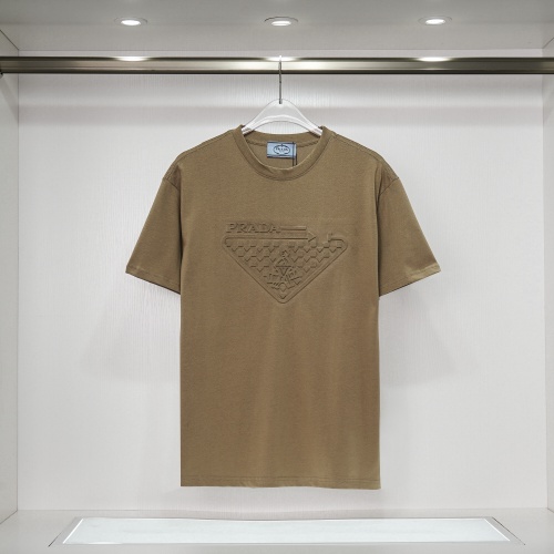 Prada T-Shirts Short Sleeved For Men #1041440 $34.00 USD, Wholesale Replica Prada T-Shirts