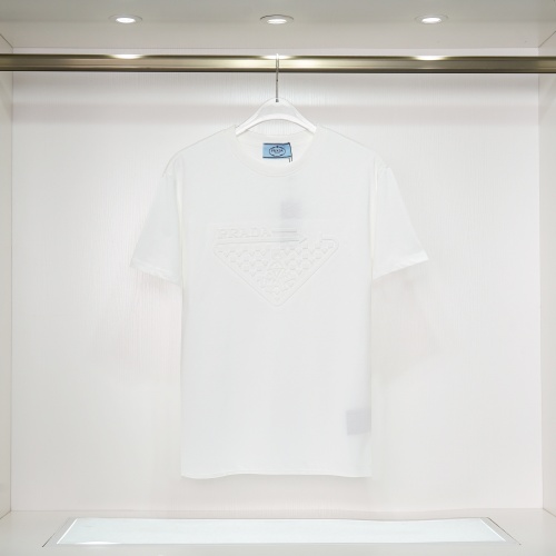 Prada T-Shirts Short Sleeved For Men #1041441 $34.00 USD, Wholesale Replica Prada T-Shirts