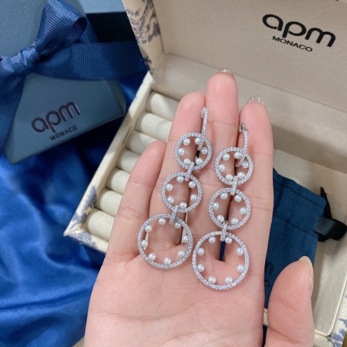 Replica Apm Monaco Earrings For Women #1041481 $56.00 USD for Wholesale