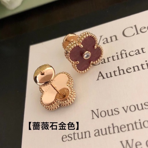 Replica Van Cleef & Arpels Earrings For Women #1041483 $32.00 USD for Wholesale