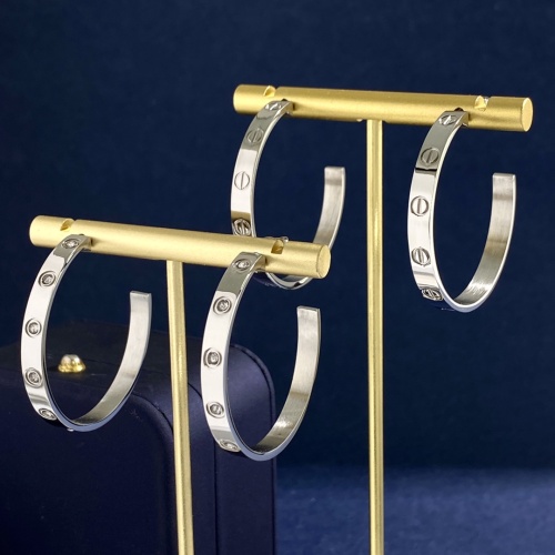 Replica Cartier Earrings For Women #1041484 $27.00 USD for Wholesale