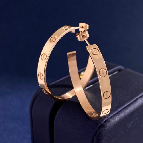 Replica Cartier Earrings For Women #1041485 $27.00 USD for Wholesale
