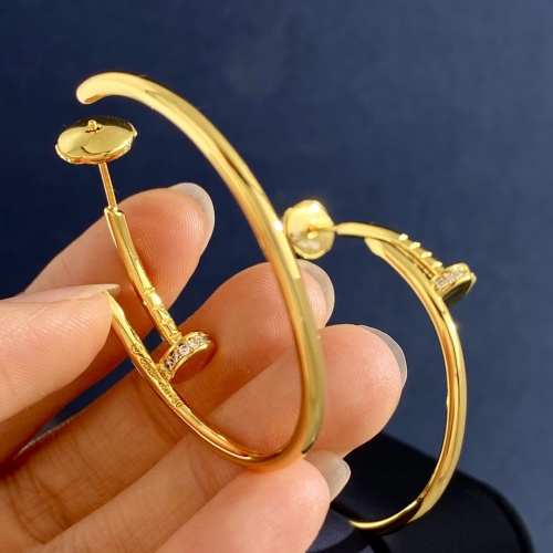Replica Cartier Earrings For Women #1041493 $36.00 USD for Wholesale