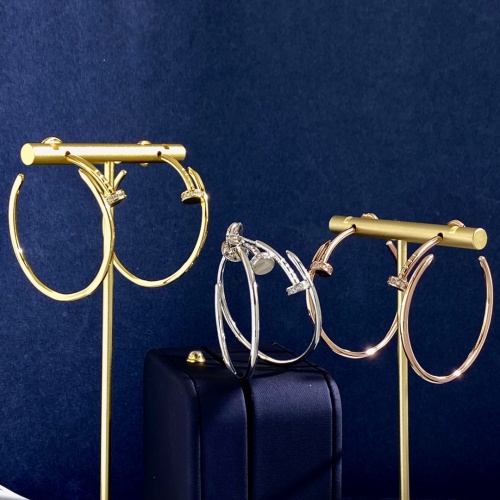 Replica Cartier Earrings For Women #1041493 $36.00 USD for Wholesale