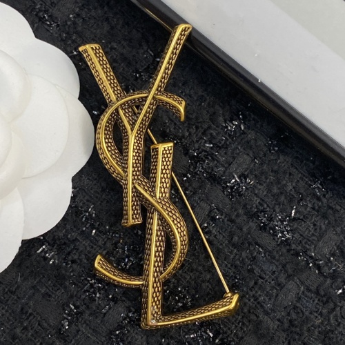 Replica Yves Saint Laurent Brooches #1041517 $36.00 USD for Wholesale