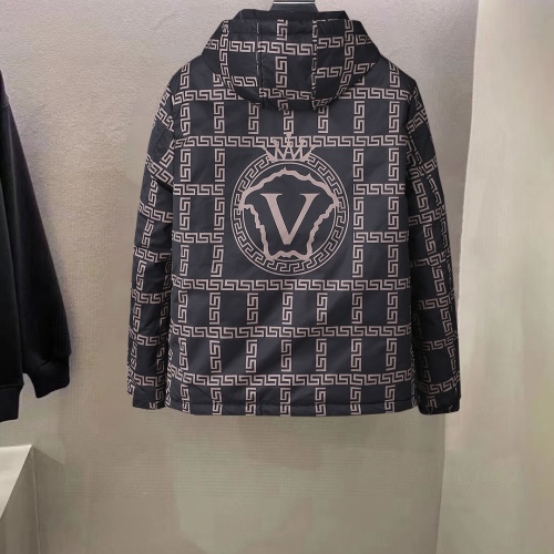 Replica Versace Quilted Jackets Long Sleeved For Men #1041685 $100.00 USD for Wholesale