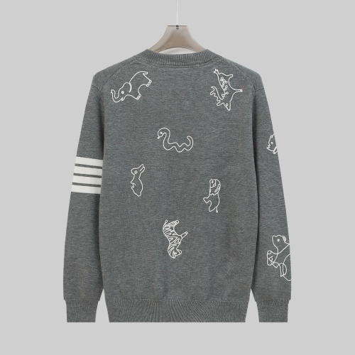 Replica Thom Browne TB Sweaters Long Sleeved For Unisex #1041754 $68.00 USD for Wholesale