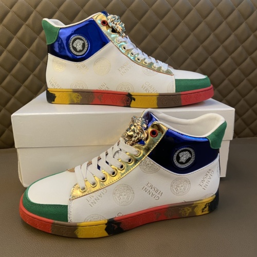 Replica Versace High Tops Shoes For Men #1041809 $76.00 USD for Wholesale