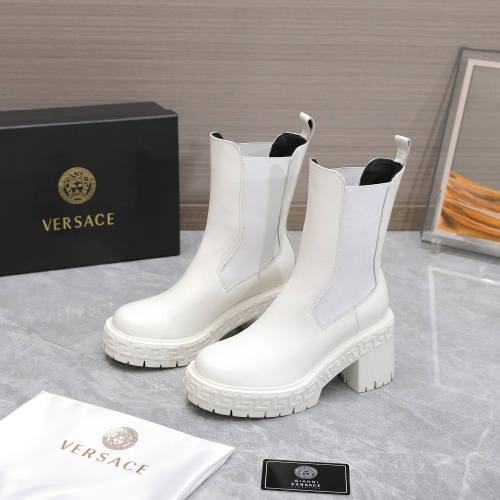 Versace Boots For Women #1041926 $145.00 USD, Wholesale Replica Versace Boots