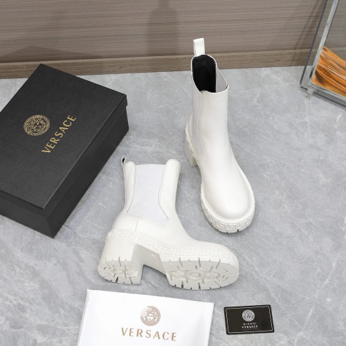 Replica Versace Boots For Women #1041926 $145.00 USD for Wholesale