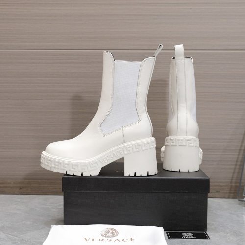 Replica Versace Boots For Women #1041926 $145.00 USD for Wholesale