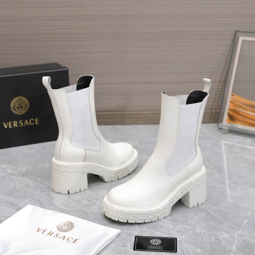 Replica Versace Boots For Women #1041926 $145.00 USD for Wholesale