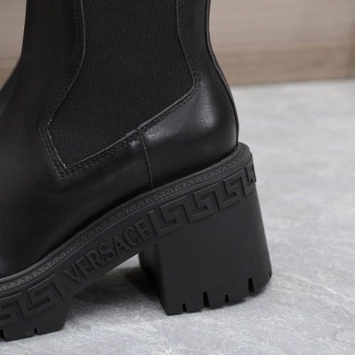 Replica Versace Boots For Women #1041927 $145.00 USD for Wholesale