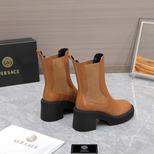 Replica Versace Boots For Women #1041928 $145.00 USD for Wholesale