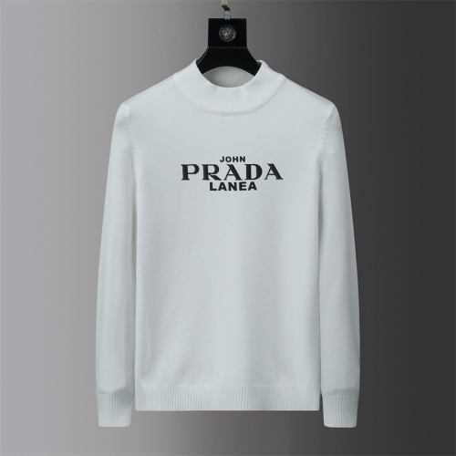 Prada Sweater Long Sleeved For Men #1042015 $41.00 USD, Wholesale Replica Prada Sweater