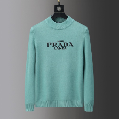 Prada Sweater Long Sleeved For Men #1042017 $41.00 USD, Wholesale Replica Prada Sweater