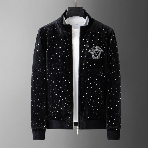 Versace Jackets Long Sleeved For Men #1042053 $92.00 USD, Wholesale Replica Versace Jackets