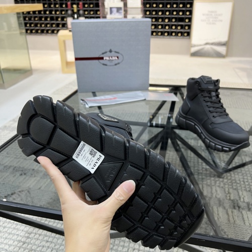 Replica Prada High Top Shoes For Men #1042067 $115.00 USD for Wholesale
