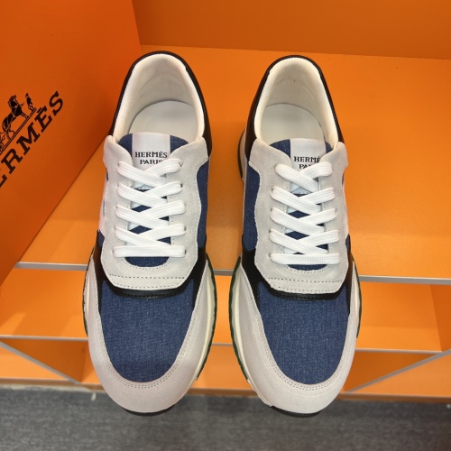 Replica Hermes Casual Shoes For Men #1042180 $80.00 USD for Wholesale