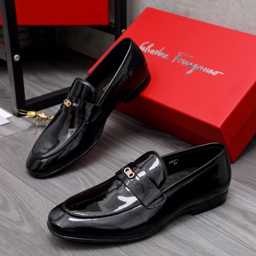 Salvatore Ferragamo Leather Shoes For Men #1042208 $80.00 USD, Wholesale Replica Salvatore Ferragamo Leather Shoes