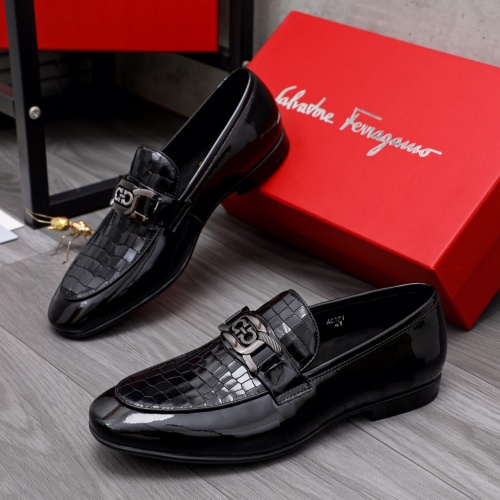 Salvatore Ferragamo Leather Shoes For Men #1042210 $80.00 USD, Wholesale Replica Salvatore Ferragamo Leather Shoes