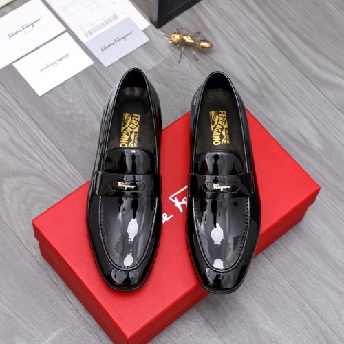 Replica Salvatore Ferragamo Leather Shoes For Men #1042212 $80.00 USD for Wholesale