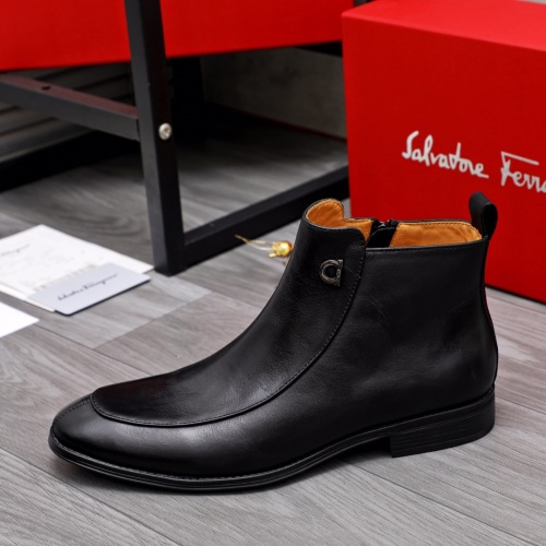Replica Salvatore Ferragamo Boots For Men #1042249 $98.00 USD for Wholesale