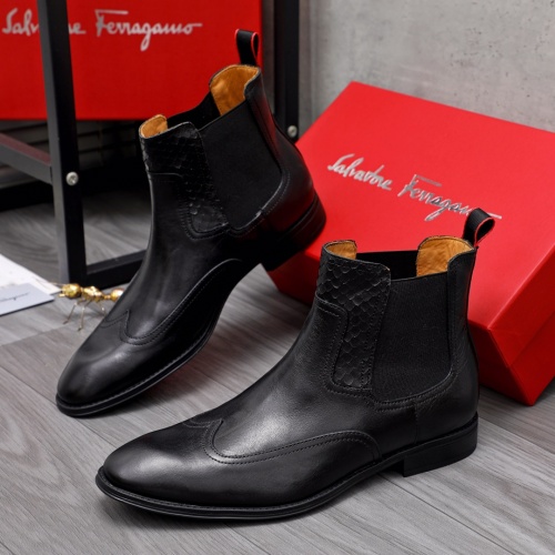 Salvatore Ferragamo Boots For Men #1042250