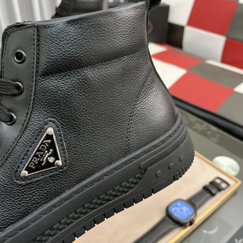 Replica Prada High Top Shoes For Men #1042260 $80.00 USD for Wholesale