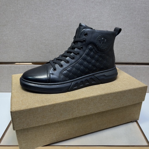 Replica Versace High Tops Shoes For Men #1042262 $88.00 USD for Wholesale