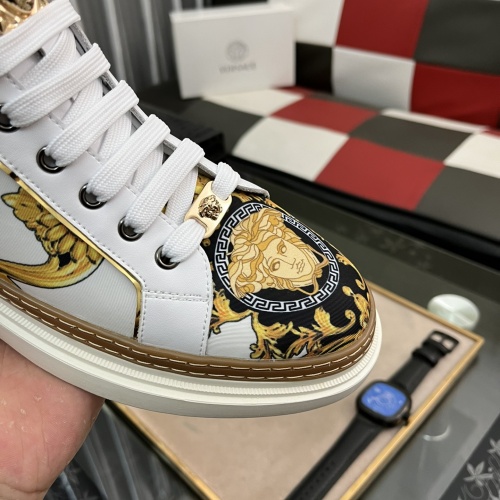 Replica Versace High Tops Shoes For Men #1042274 $80.00 USD for Wholesale