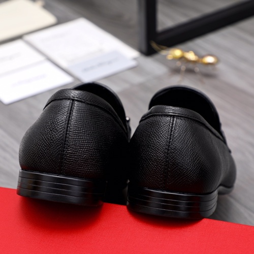 Replica Salvatore Ferragamo Leather Shoes For Men #1042384 $80.00 USD for Wholesale