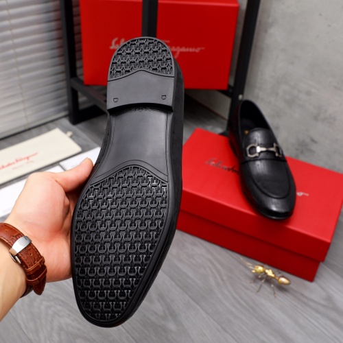 Replica Salvatore Ferragamo Leather Shoes For Men #1042387 $80.00 USD for Wholesale