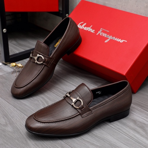 Salvatore Ferragamo Leather Shoes For Men #1042389