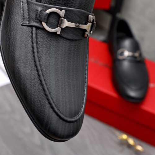 Replica Salvatore Ferragamo Leather Shoes For Men #1042390 $80.00 USD for Wholesale