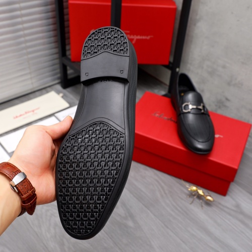 Replica Salvatore Ferragamo Leather Shoes For Men #1042390 $80.00 USD for Wholesale